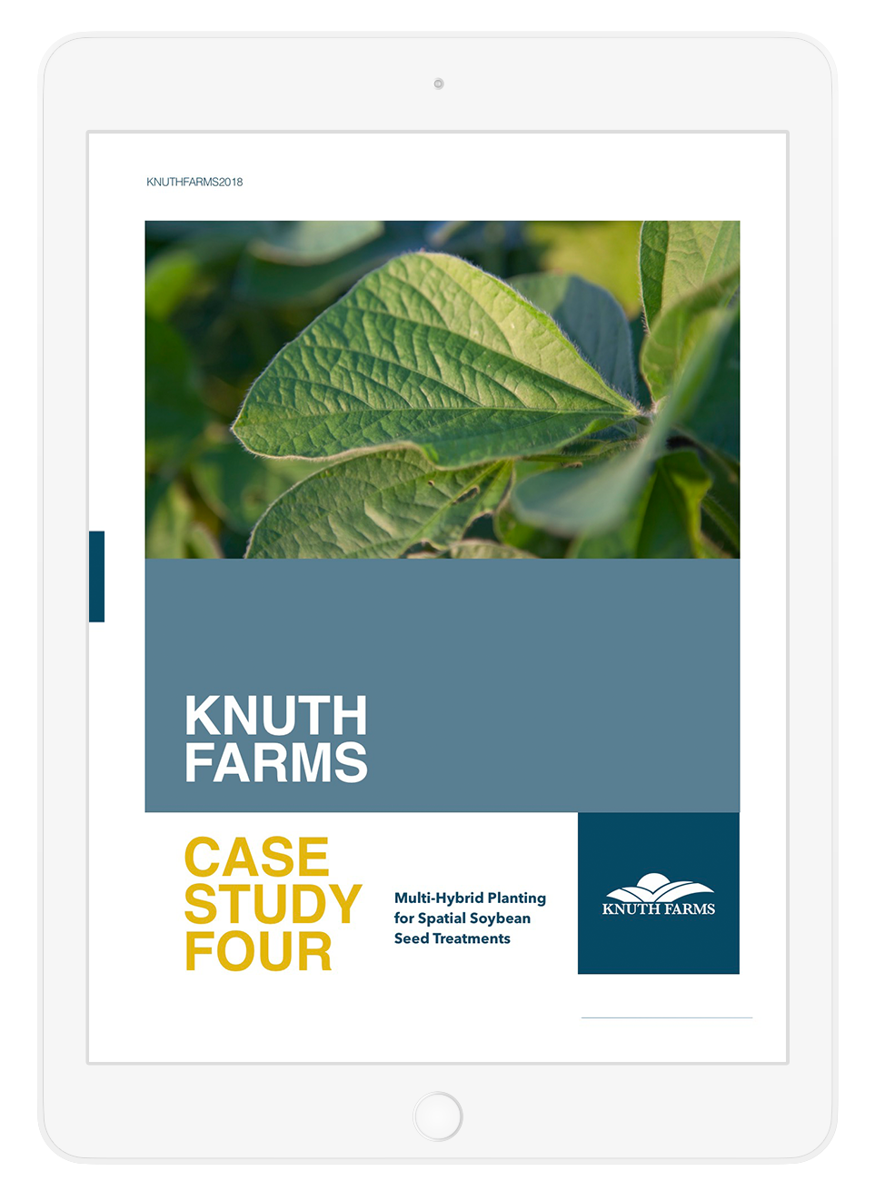 Knuth Farms ebook for Multi-Hybrid Planting for spatial soybean seed treatments